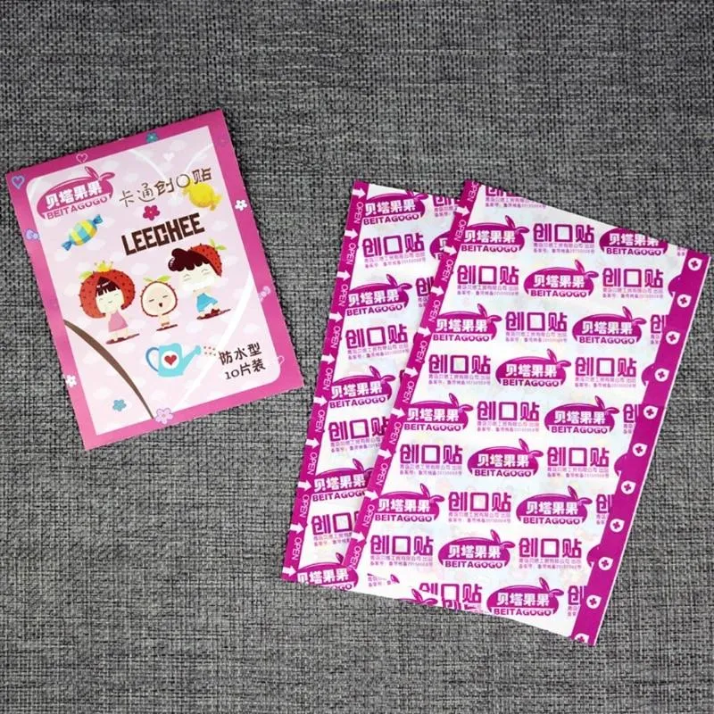 100Pcs Children Breathable Cartoon Waterproof Bandage on Sale