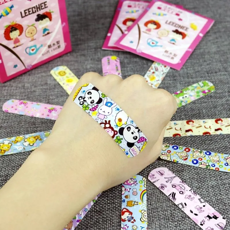 100Pcs Children Breathable Cartoon Waterproof Bandage on Sale