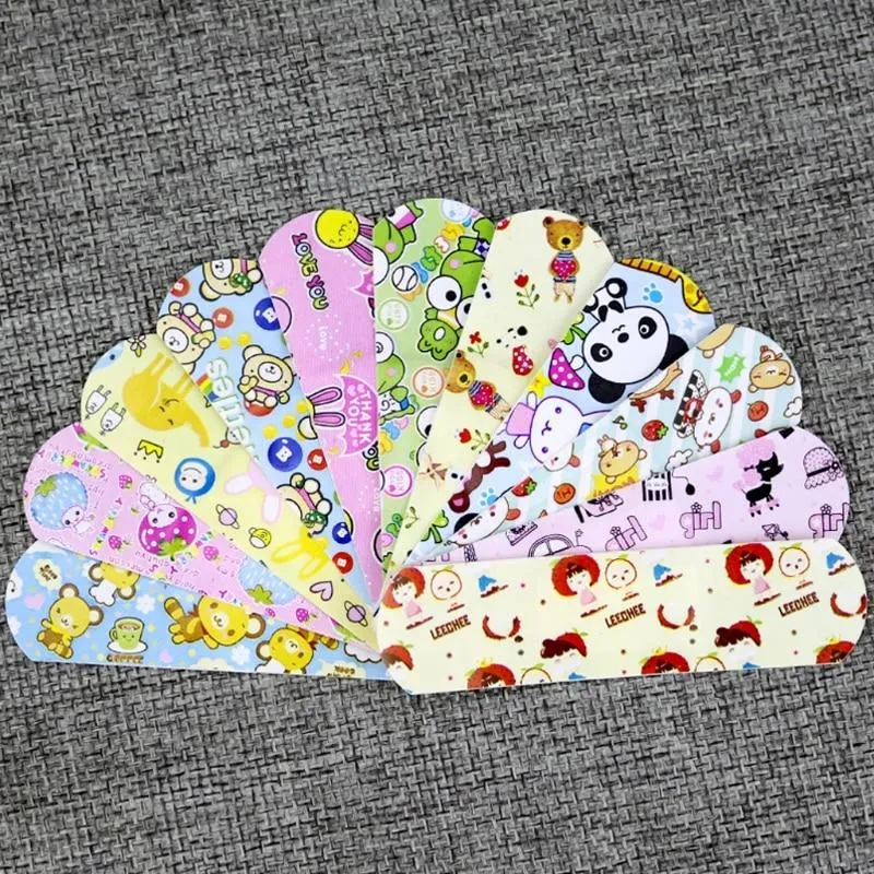 100Pcs Children Breathable Cartoon Waterproof Bandage on Sale