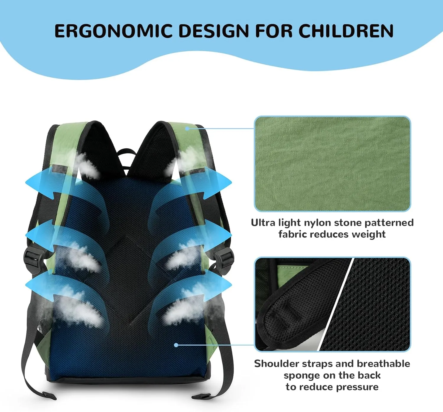 10L Small Size Casual Backpack for Kids Girls Boys Ages 3-9, Mini Waterproof Outdoor Sport Travel Hiking Camping Daypack (Light Yellow)