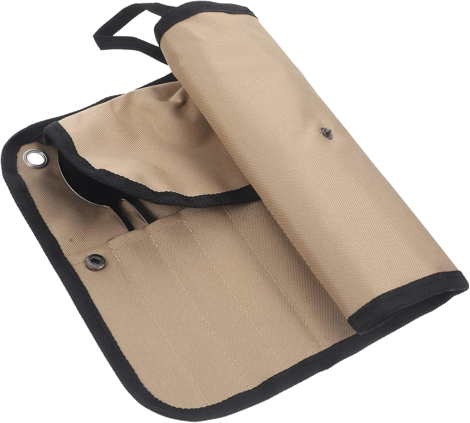 1Set Camping Kit of Portable Utensils with Bag for Outdoor Dining Travel and Picnics Easy to Clean Kitchen Tools for Barbecue and Camping Activities