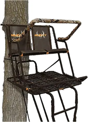 2 Pack Deer Hunting Ladderstand, 2 Person 17' Climbing Tree Stand, The Partner