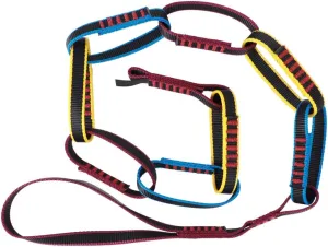 22KN Nylon Daisy Chain Sling 140cm/55.1in Climbing Webbing Sling Daisy Loop Chains Climbing Anchor System Rope Suspension Sling