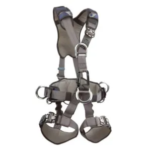 3M DBI-SALA Medium ExoFit Derrick Full Body Style Harness With Back, Front And Side D-Ring, Tongue Leg Strap Buckle, 18" Extension, Hip Pad, Belt And Seat Strap