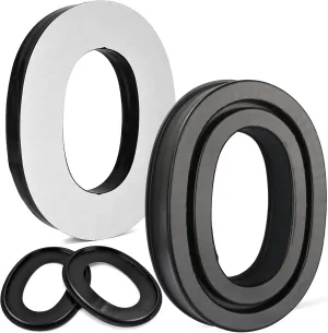 3M WorkTunes Ear Pads - Silicone Gel Instant chill Replacement Earpads Compatible with 3M WorkTunes Peltor Tactical 100/300/500 Ear Cushion Rangeguard 3M Peltor Shotgunner II Pro Tac Com Tac Earmuffs