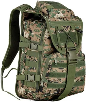 40L Hiking Backpack, Military Tactical Backpack, Army Assault Bag, Waterproof Outdoor Sports Camping Travel Rucksack (Digital Camo)