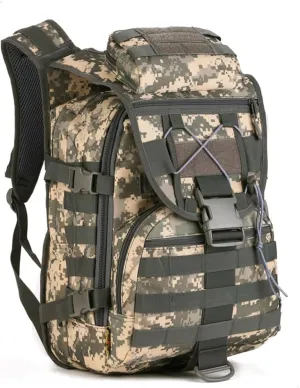 40L Tactical Military Backpack,MOLLE Hunting Backpack/Fishing Rucksack/Laptop Bag/Assault Pack for Hiking, Camping, Hiking, Travel