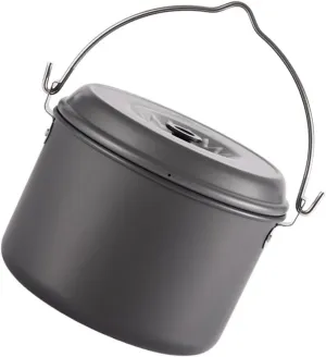 4l Capacity Camping Pot Portable Cookware Set Clean Outdoor Cooking for Camping Hiking
