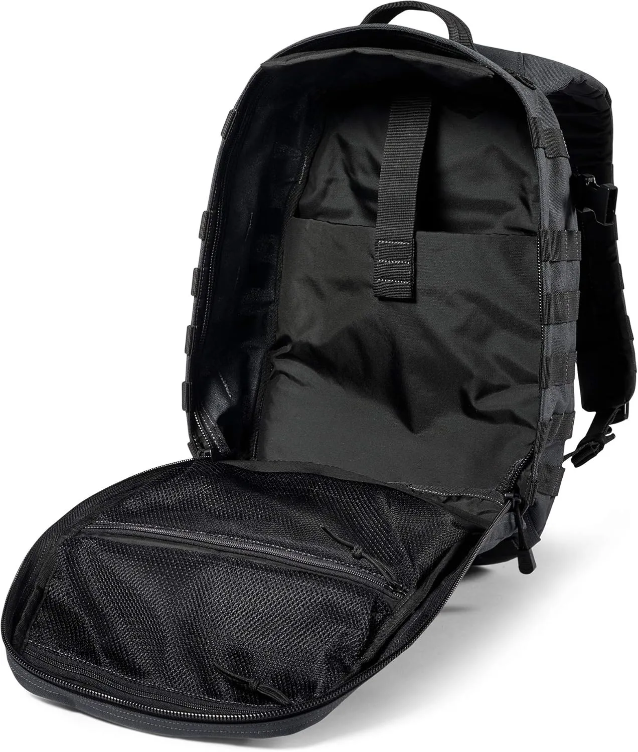 5.11 Tactical Backpack – Rush 12 2.0 – Military Molle Pack, CCW with Multiple Compartments, 24 Liter, Small, Style 56561, Double Tap