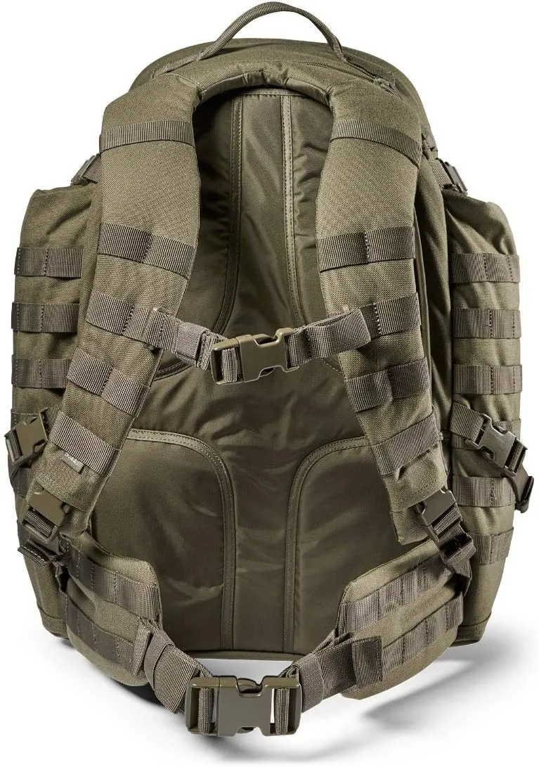 5.11 Tactical Backpack‚ Rush 72 2.0‚ Military Molle Pack, CCW with Multiple Compartments, 55 Liter, Large, Style 56565‚ Ranger Green