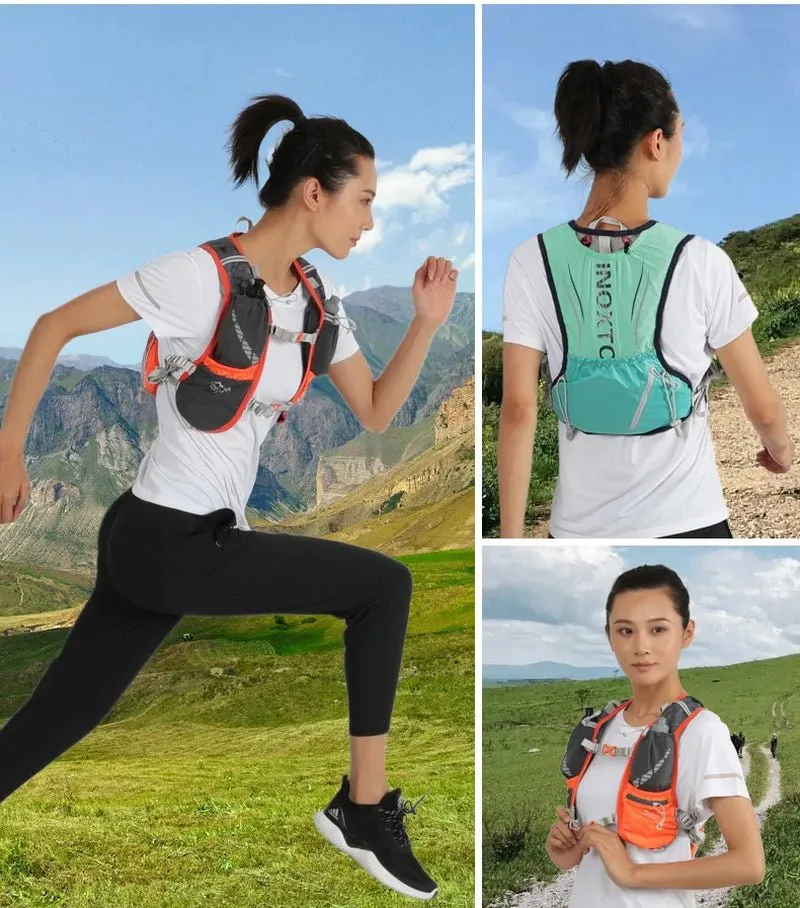 5L hydration running backpack with optional water reservoir