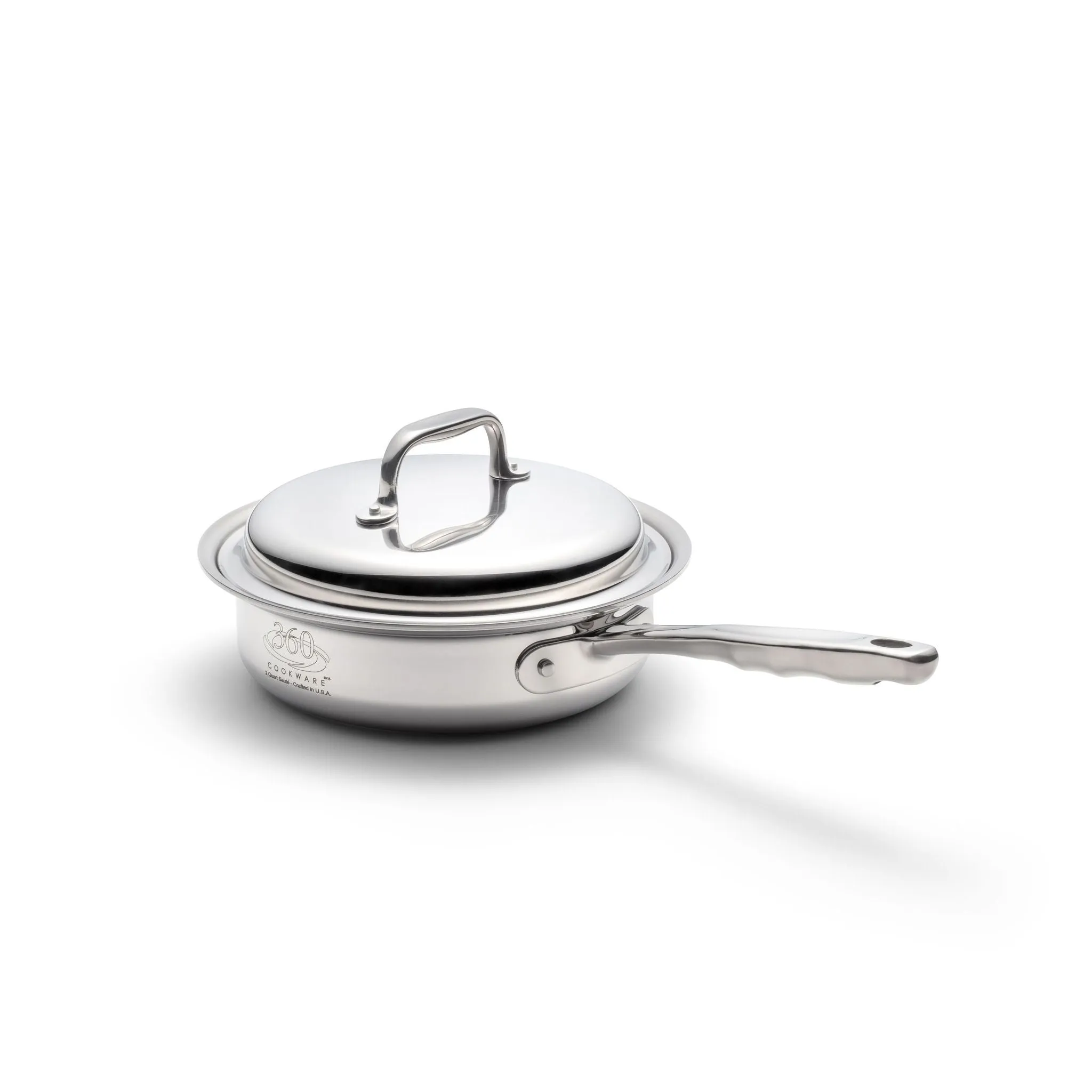 6 Piece Stainless Steel Cookware Set by 360 Cookware USA Made IL006-T