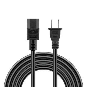 6ft UL AC Power Cord Cable Compatible with Rotel RA-1572 Stereo Integrated Amplifier 2-Prong