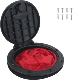 6in/8in Deck Plate Kit Deck Hatch with Storage Bag for Fishing Kayak Boating,Deck Plate Hatch Cover Kayak Deck Hatch Kayak Hatch Kit Included Fasteners(1 Pack) …