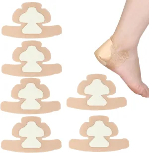 7"x 9" Heel Bordered Silicone Foam Dressing Waterproof Elbow Foot Wound Care Adhesive Bandages with High Absorbent Pads for Hip Knee Replacement Surgery Ulcer Pressure Sores (Pack of 6