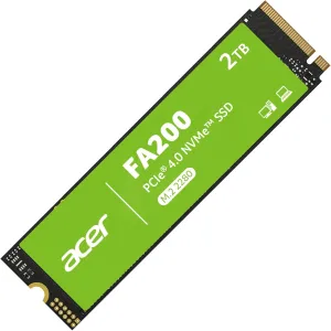 acer FA200 NVMe Gen4 SSD 2TB, PCIe 4.0, M.2 2280, Read Speeds Up to 7200MB/s, Internal Solid State Drive for Laptop, Desktop PC and PS5 Upgrade - BL.9BWWA.125