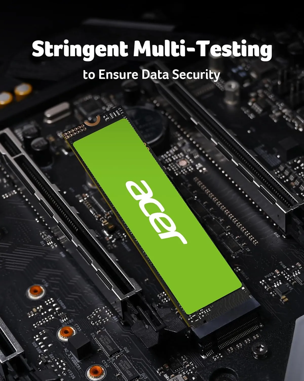 acer FA200 NVMe Gen4 SSD 2TB, PCIe 4.0, M.2 2280, Read Speeds Up to 7200MB/s, Internal Solid State Drive for Laptop, Desktop PC and PS5 Upgrade - BL.9BWWA.125