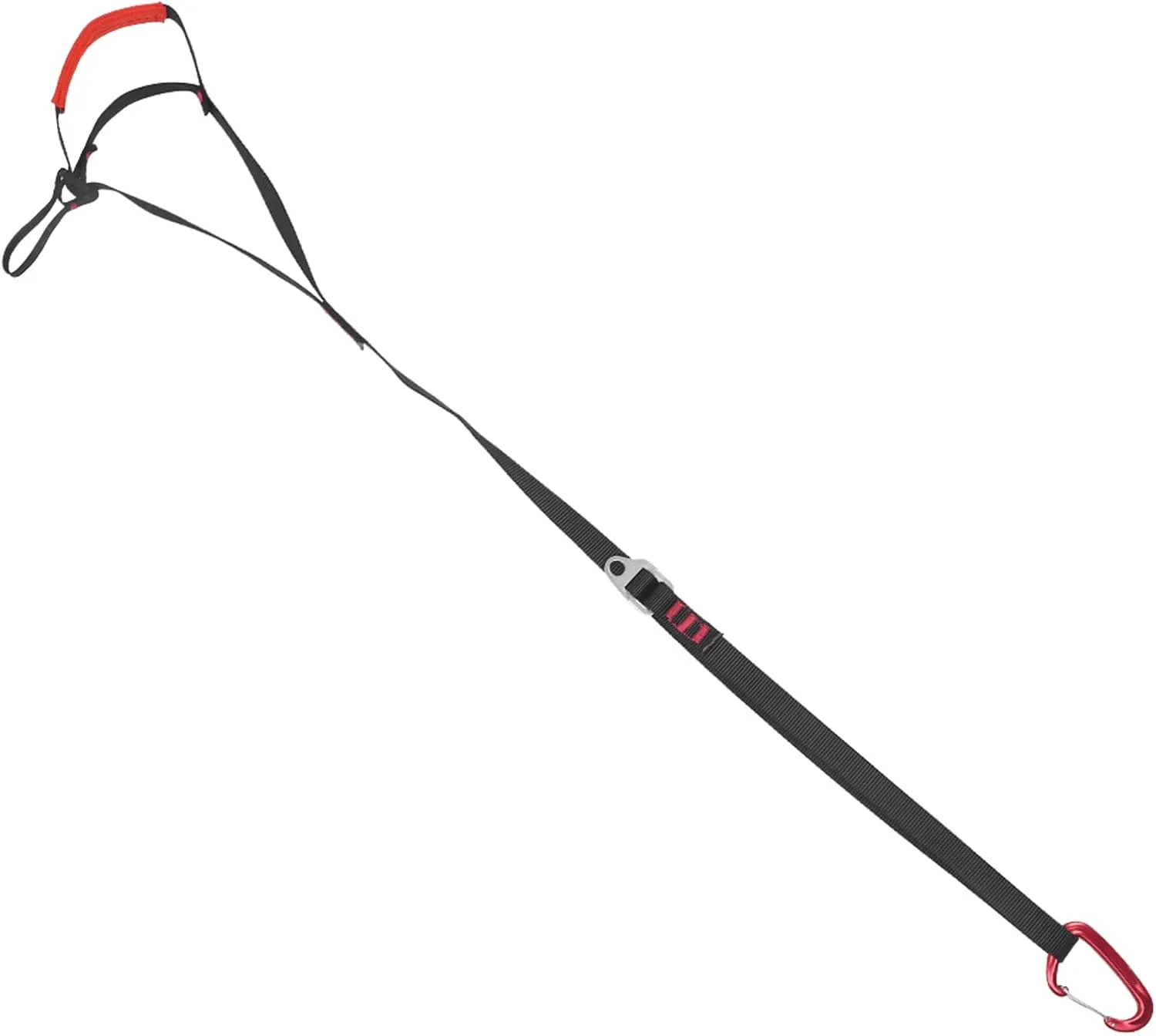 Adjustable Climbing Ascender Sling, Foot Loop Ascender Webbing Sling for Outdoor Mountaineering, Rock Climbing, Expedition, Caving, Rescue and Aerial Work