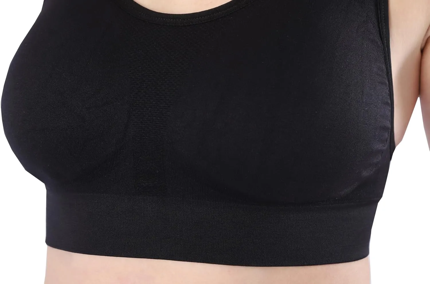 AKAMC Women's Cross Back Sport Bras,Adjustable Straps Padded Criss Cross Cropped Bras for Yoga Workout Fitness