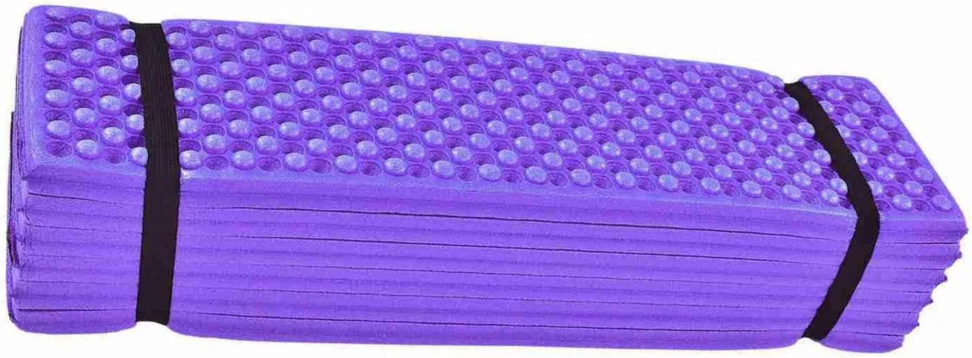 Akozon Folding Foam Camping Mat, Outdoor Waterproof Tent Sleeping Pad with XPE Material, Perfect for Yoga, Hiking and Other Outdoor Activities - Army Green