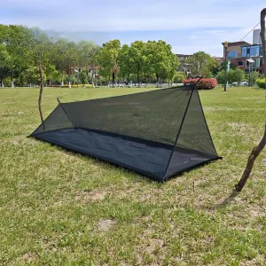 All-Season Bug Mesh No-See-um 1 Person A-Frame Structure Mesh Tent Camping Hiking Outdoors