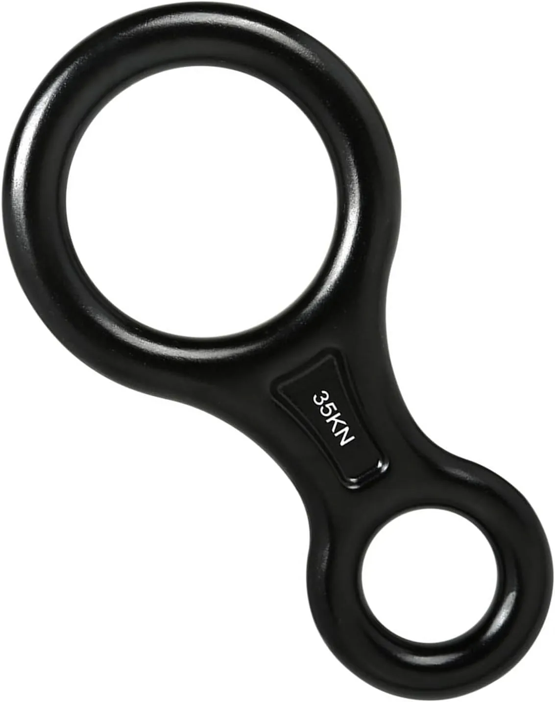 Aluminum Alloy 35KN Climbing Descender, Figure 8 Rope Device for Mountaineering, Outdoor Equipment