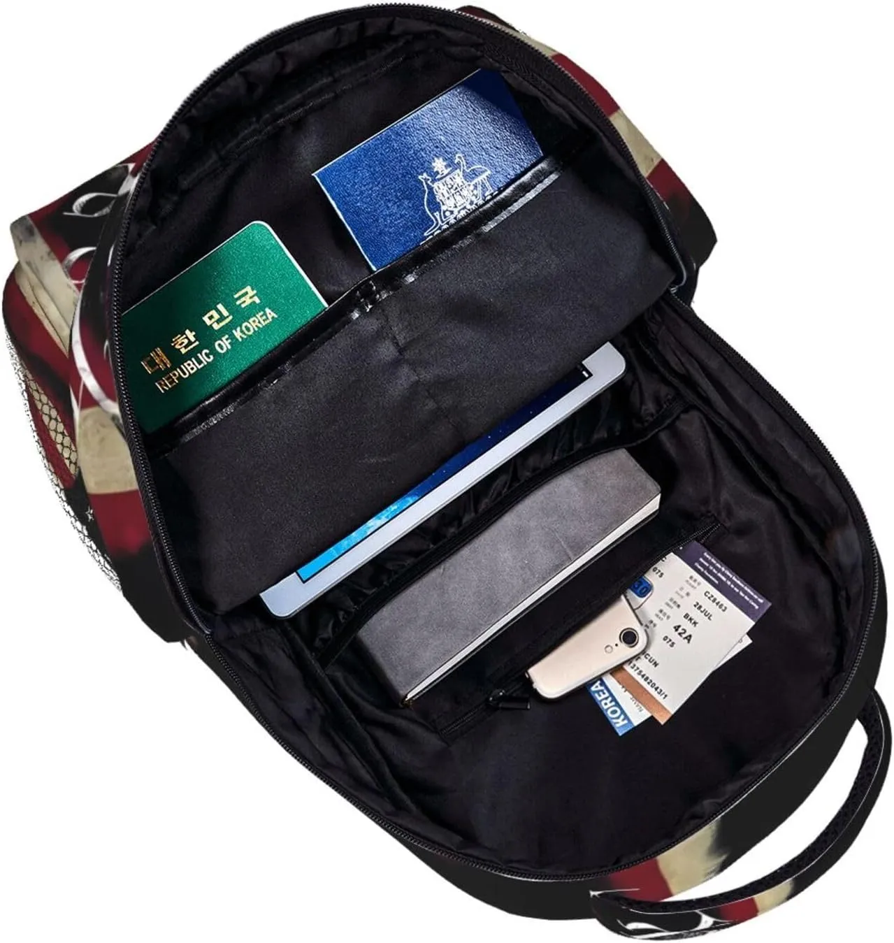 America Independence Day 1776 We The People Patriotic American Constitution United States Flag Backpack Casual Laptop Backpack Double Shoulder Bag Lightweight Backpack For Women Men Travel