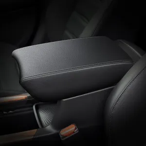 AOMSAZTO Automotive Center Console Cover for CRV Faux Leather Car Armrest Cover Seat Box Protector Custom Fit Compatible for 2017-2022 CRV Black