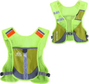 AONIJIE Reflective Running Vest Bag, Ultra-Light Breathable Hydration Backpack for Competition, Unisex Cycling, Camping and Mountaineering