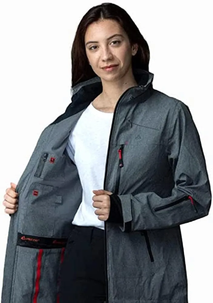 Apricoat Adventure 2.0 Warm Winter Jacket Insulated, Hooded, Waterproof and windproof Coat for Travelling, Hiking, Trekking