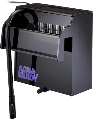 Aquarium Power Filter, Customizeable Media Basket, Refugium Light Window, Ultra Quiet Low Profile Design, Includes Media Basket