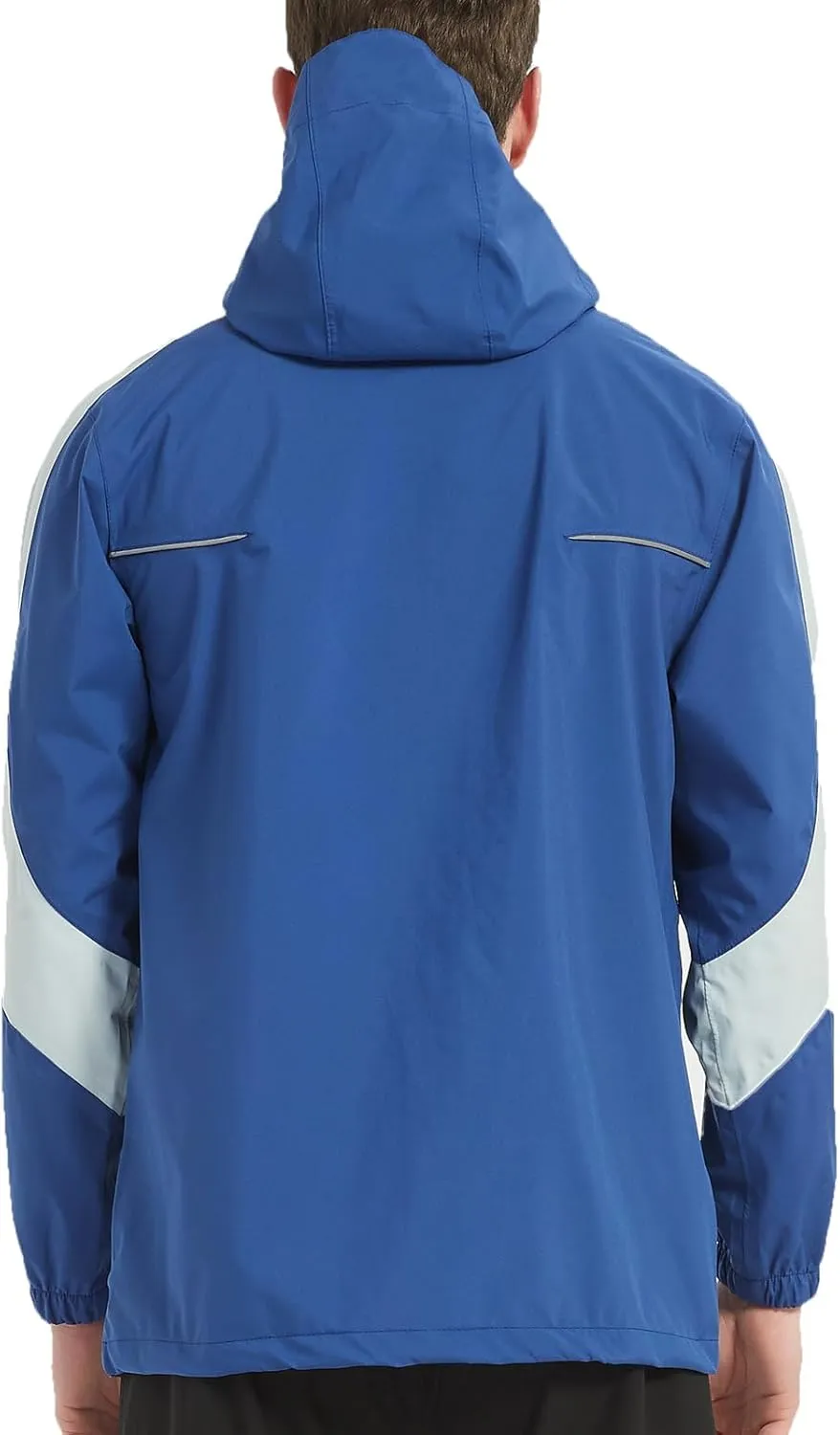 Arasiyama Men's Lightweight Waterproof Rain Jacket Windproof Raincoat with Hood Outdoor Ventures