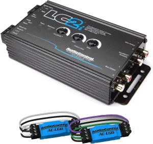 AudioControl LC2i 2 Channel Line Out Converter with Accubass and Subwoofer Control with 1 Pair AudioControl AC-LGD Load generating Device