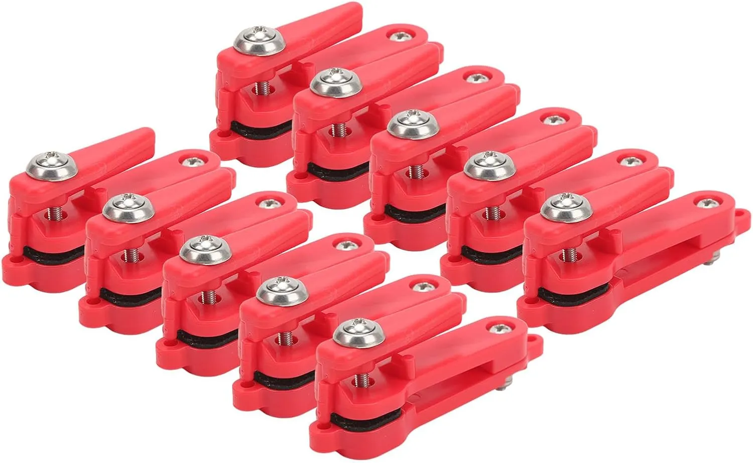 AYNEFY 10 Heavy Tension Snapper Weight Release Clips Kit,Compact and Lightweight Padded Release Clips with Wide Range of Applications,Ideal for Offshore Fishing