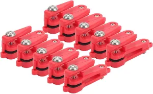 AYNEFY 10 Heavy Tension Snapper Weight Release Clips Kit,Compact and Lightweight Padded Release Clips with Wide Range of Applications,Ideal for Offshore Fishing