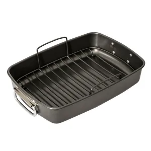 Bakemaster - Roaster With Rack 40 X 28 X 7.5CM