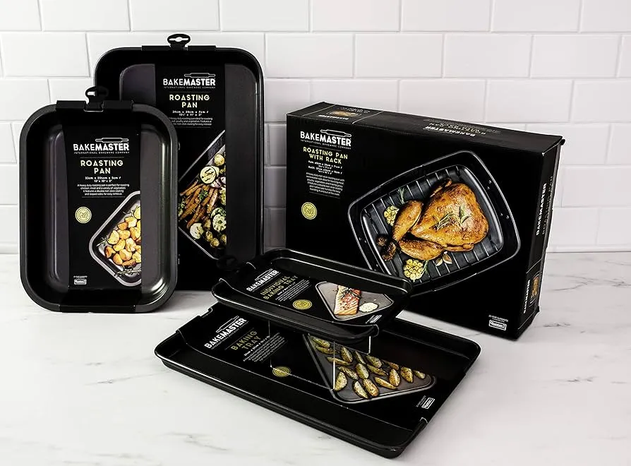 Bakemaster - Roaster With Rack 40 X 28 X 7.5CM
