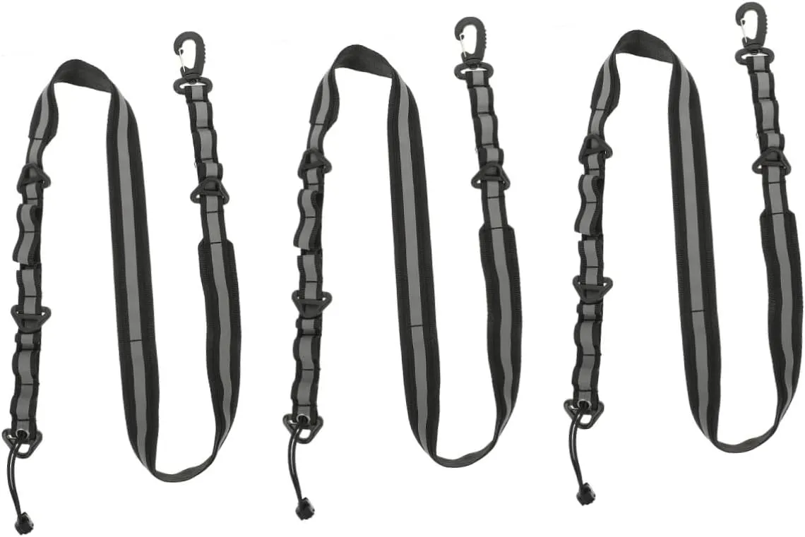 balacoo 3pcs Mountaineering Strap Items Hanging Holder Outdoor Tools Waist Safety Harness Mutitool Harness for Women Camera Lanyard Climbing Shoulder Strap Zinc Alloy Rappelling, Blackx3pcs
