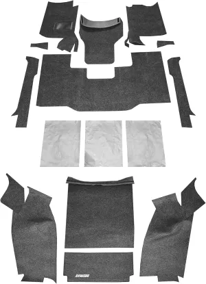 BedRug Jeep Combo Kit - BedRug CBRCJ76 fits 1976-80 CJ-7 With Gussets