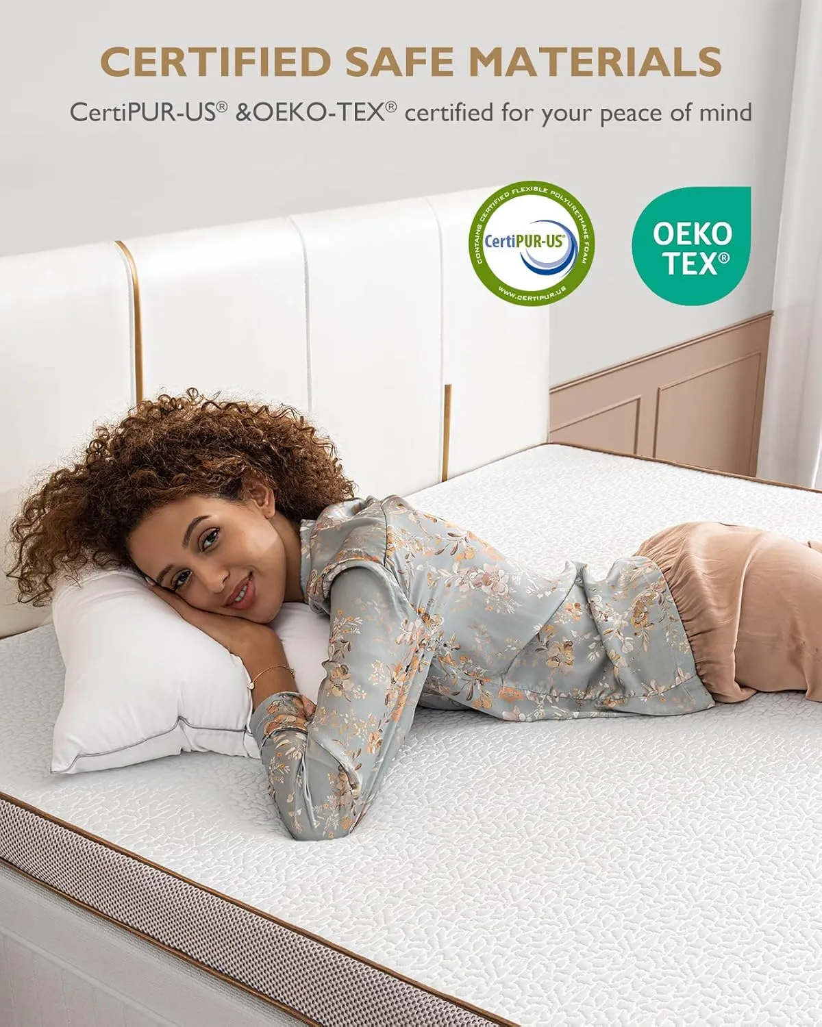 BedStory 3 Inch Gel Memory Foam Mattress Topper Full Size - Pressure Relief Bed Toppers with Breathable Washable Cover, CertiPUR-US Certified Comfort