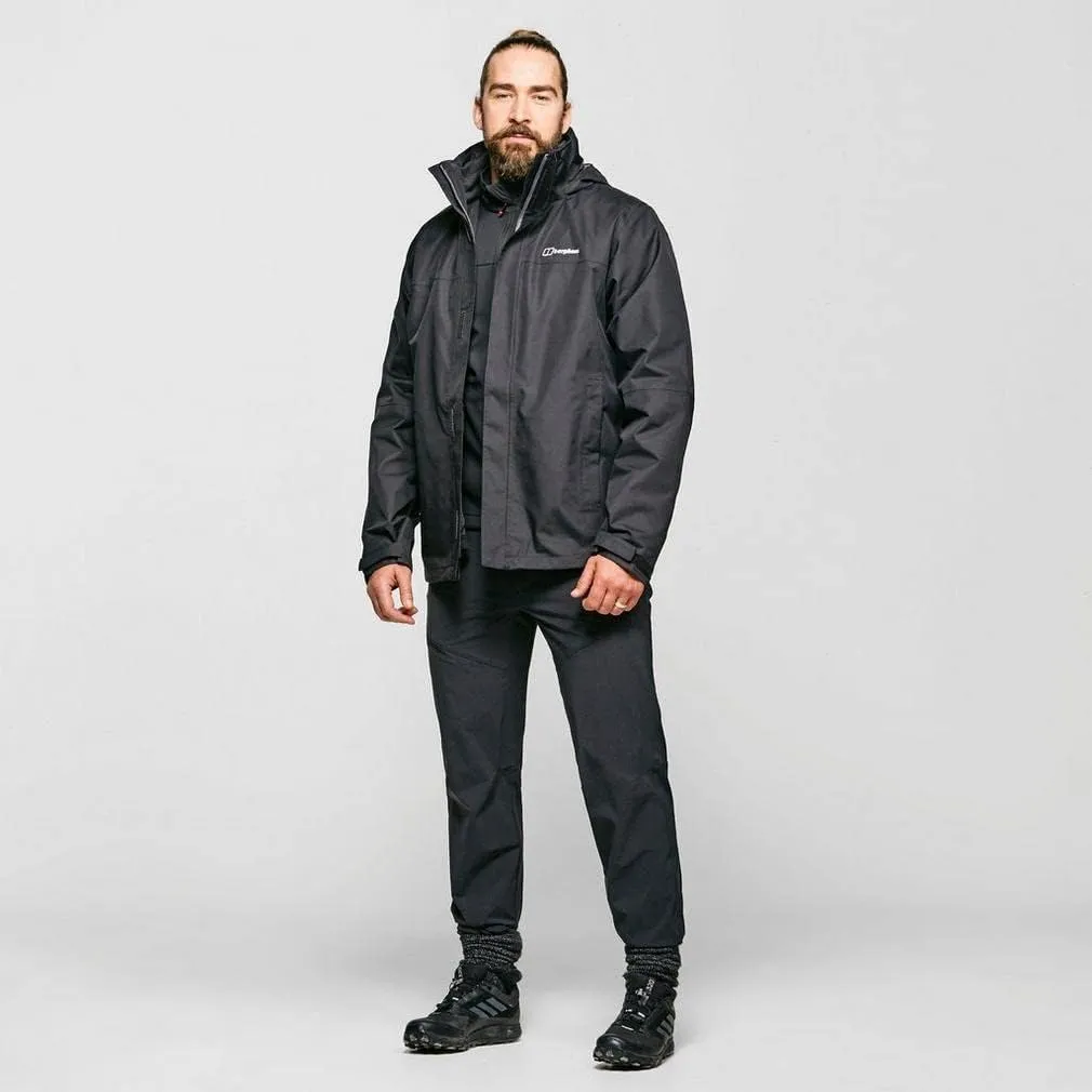 Berghaus Men's Rain Jacket 3 in 1 Waterproof Hydroshell Alpha 2.0 Gemini