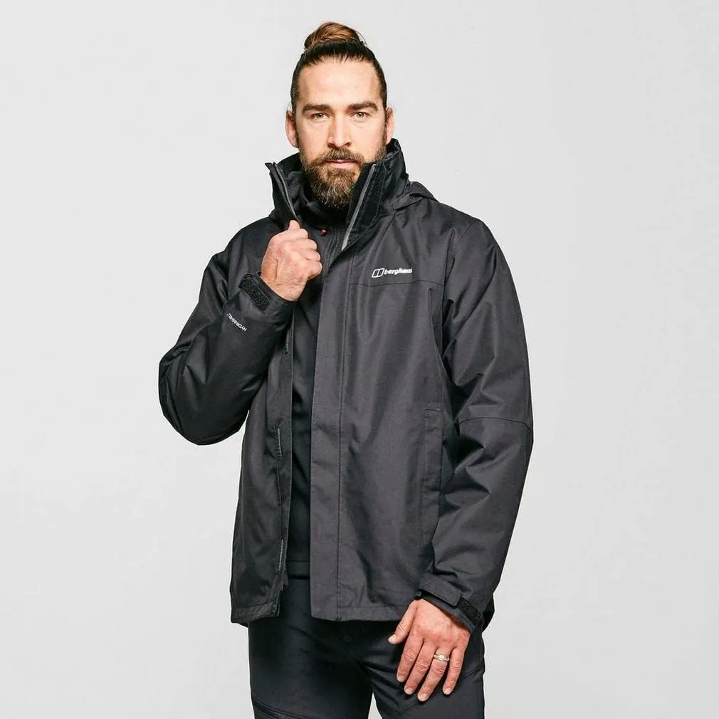 Berghaus Men's Rain Jacket 3 in 1 Waterproof Hydroshell Alpha 2.0 Gemini