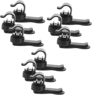 BESPORTBLE 9pcs Magnetic Buckle Clips for Hydration Packs Portable Water Tube Clips for Backpack Replaceable Bladder Tube Fixing Buckles for Hiking and Outdoor Activities