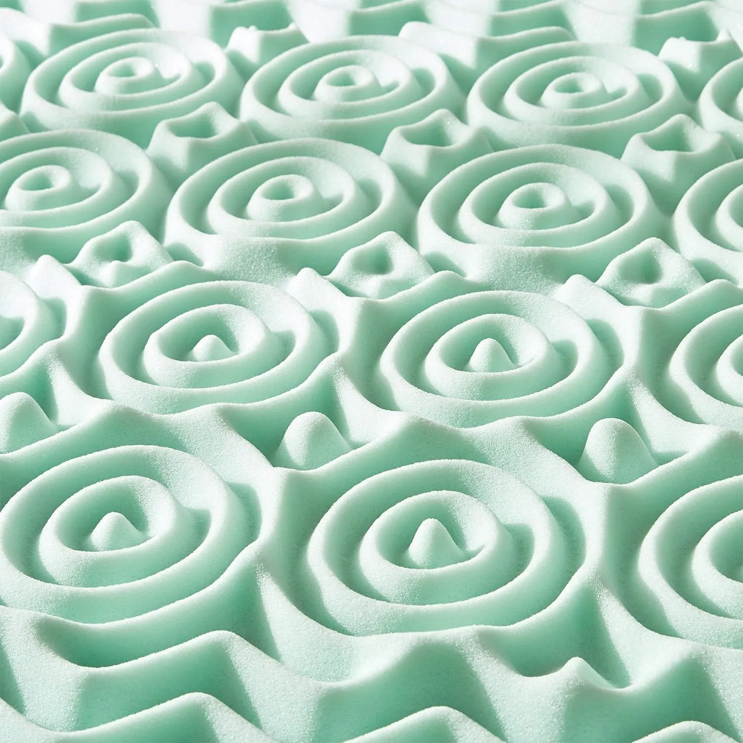 Best Price Mattress Twin Mattress Topper - 1.5 Inch 5-Zone Memory Foam Bed Topper Aloe Infused Cooling Mattress Pad, Twin Size