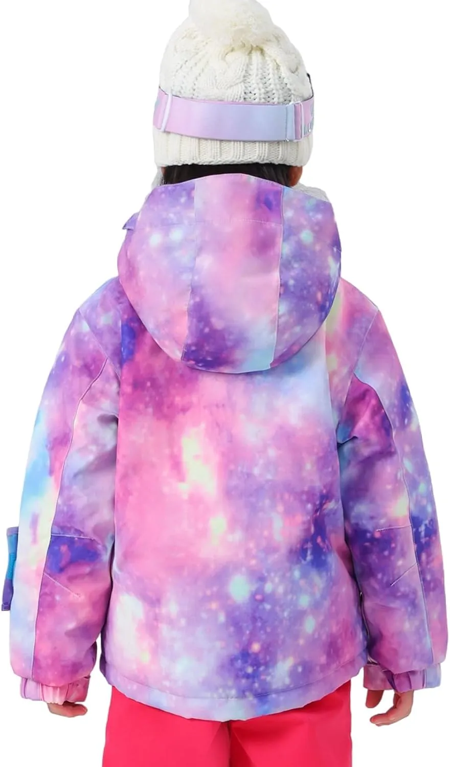 BGX Bluemagic Girl's Waterproof Ski Snow Jacket Windproof Winter Jacket Coats Outdoor Snowboarding with Hood