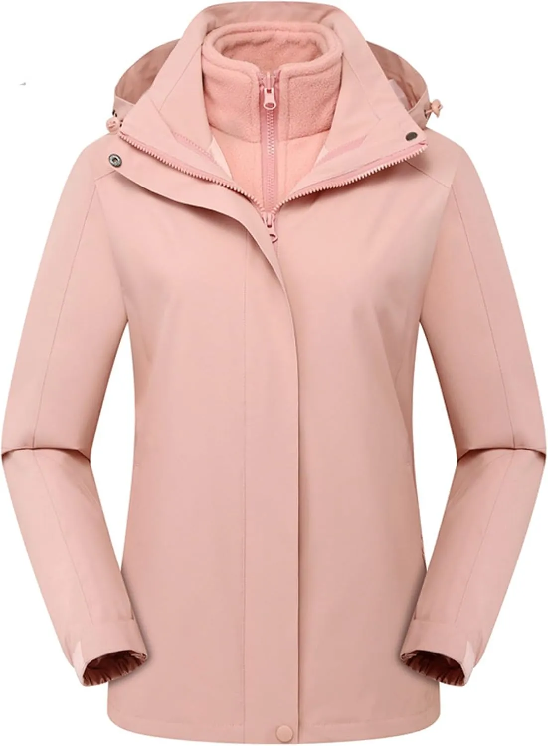 Black All Weather Jacket Women Fashion Lightweight Rain Coat Waterproof Windproof Summer Hiking Outdoor Coats