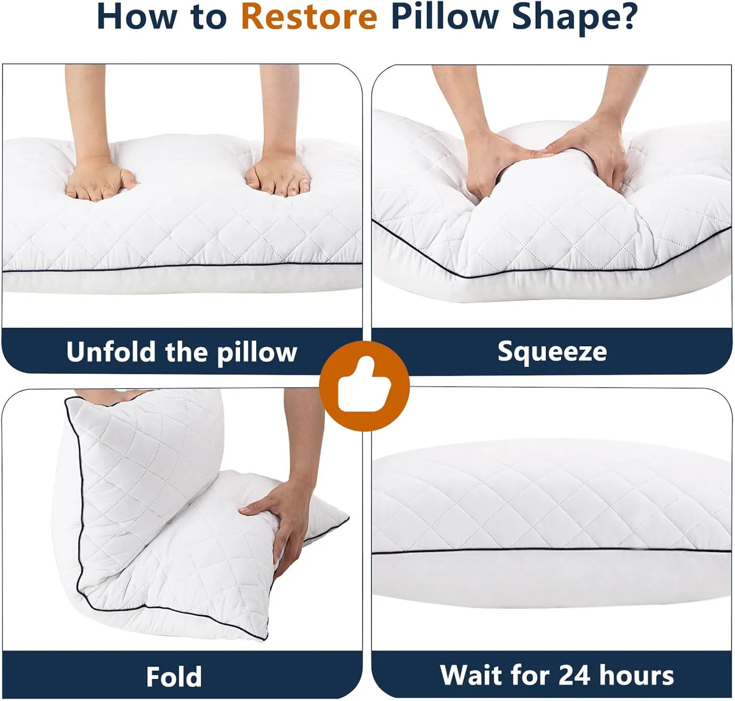 Body Pillow, Cooling Memory Foam Body Pillows for Adults Sleeping, Long Pillow for Bed, Big Large Firm Full Body Pillow for Side Sleeper, 20x54 Inch, White