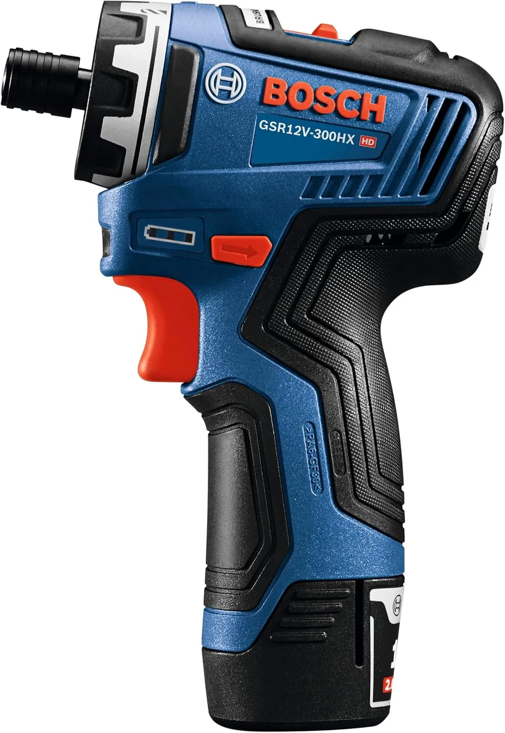 BOSCH GSR12V-300HXB22 12V Max Brushless 1/4 In. Hex Two-Speed Screwdriver Kit with (2) 2.0 Ah Batteries