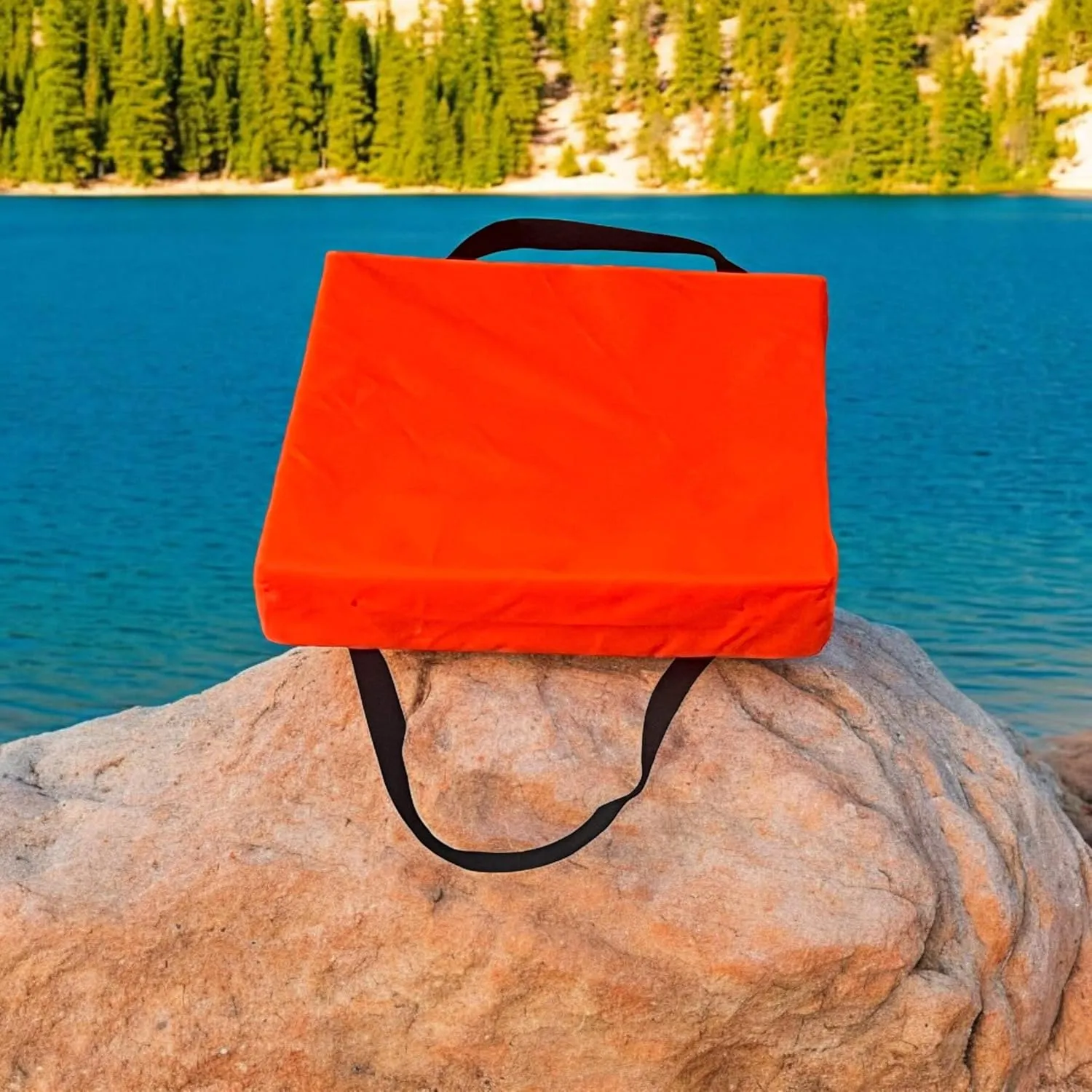Bradley Type IV Boat Cushion USCG Approved Throwable Flotation Device; Coast Guard Approved Throw Preserver with Foam Cushion; throwable Boat seat Safety Device