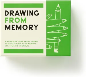 Brass Monkey Drawing from Memory - Social Party Game with 300  Game Card Prompts for Drawing from Memory